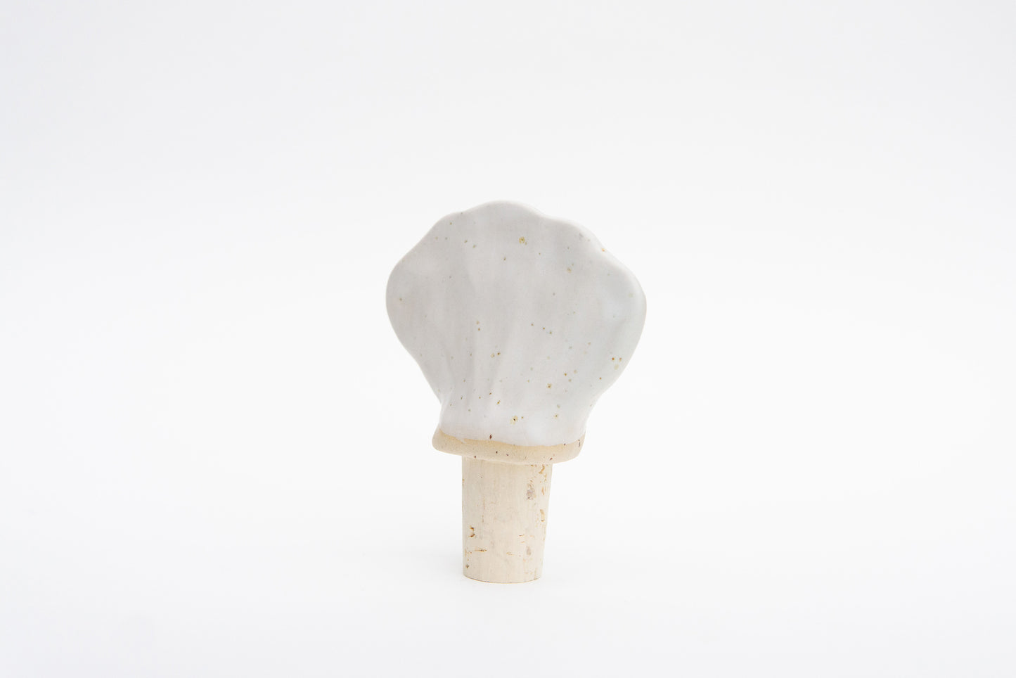 Shell Wine Cork White