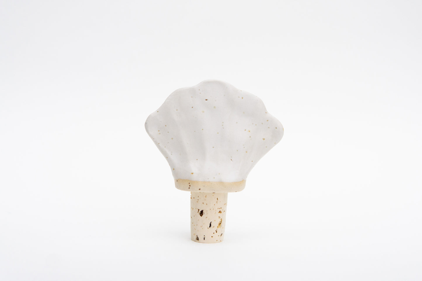 Shell Wine Cork White
