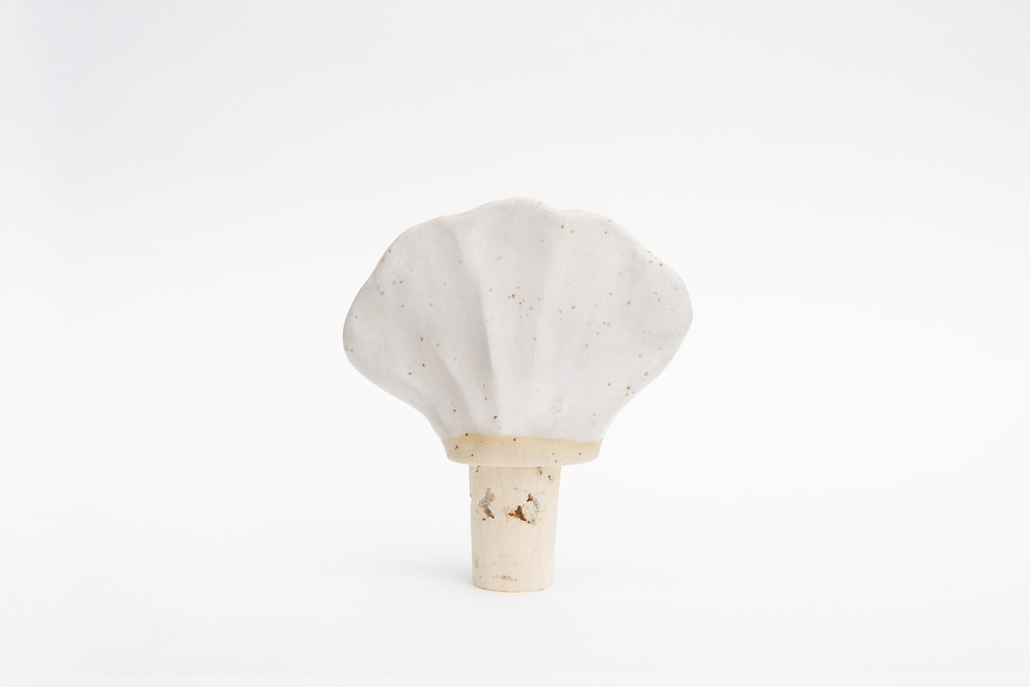 Shell Wine Cork White