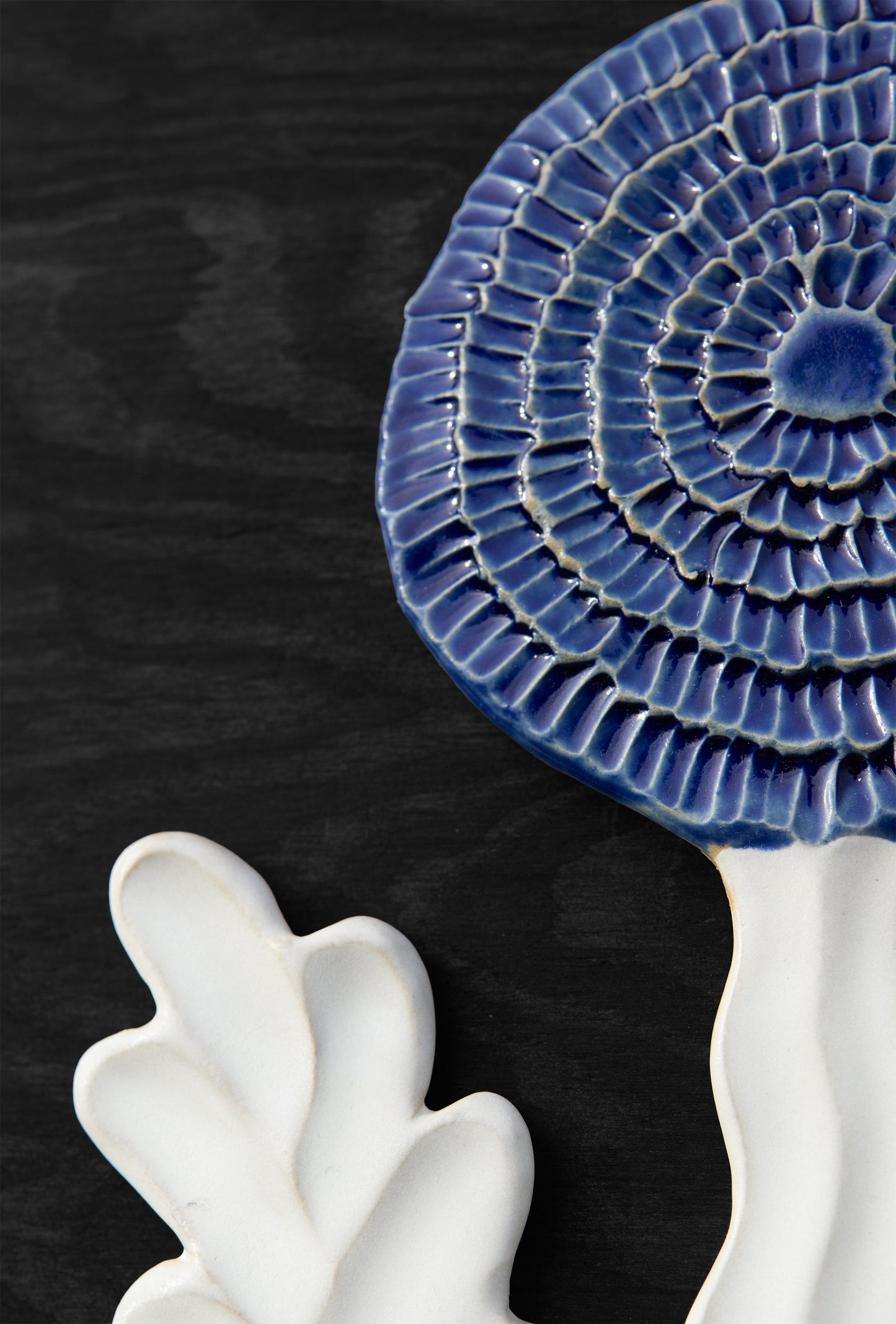 Large Dandelion Blue White