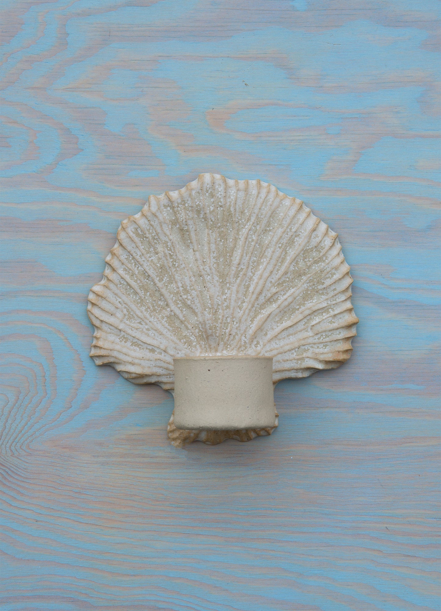 Shell Candle Holder Frost