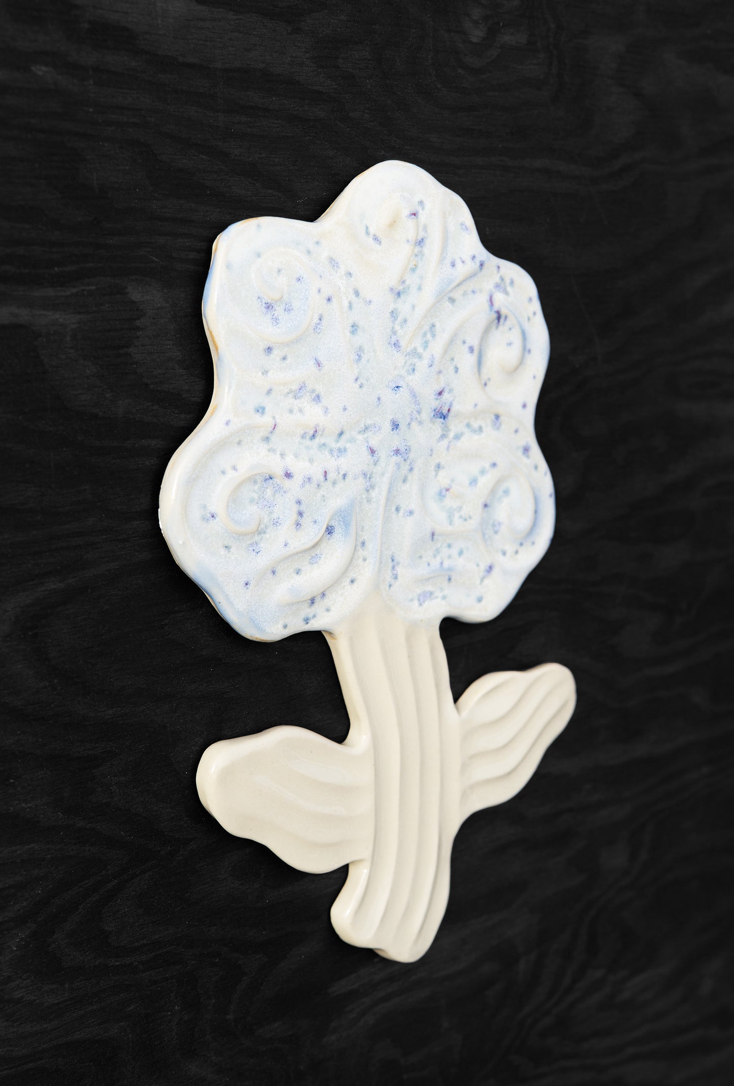 Anemone White Blue Speckled