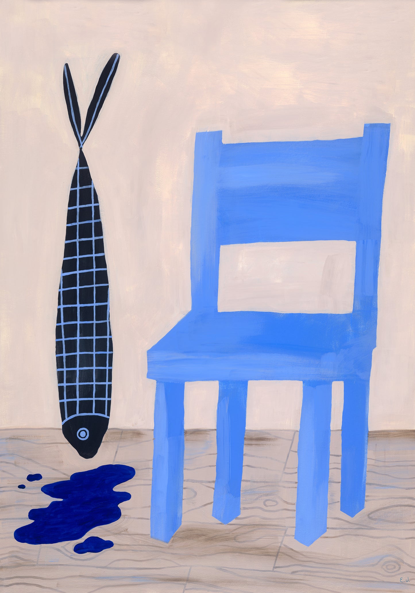 Blue Chair - Print