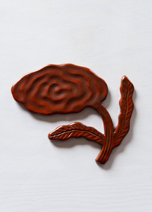 Flower Rusty Red