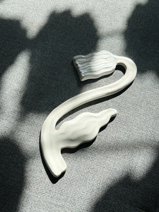 Bell Flower White Single