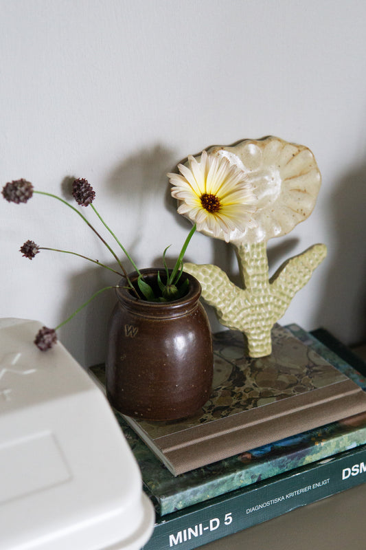 Small Flower Beige Green